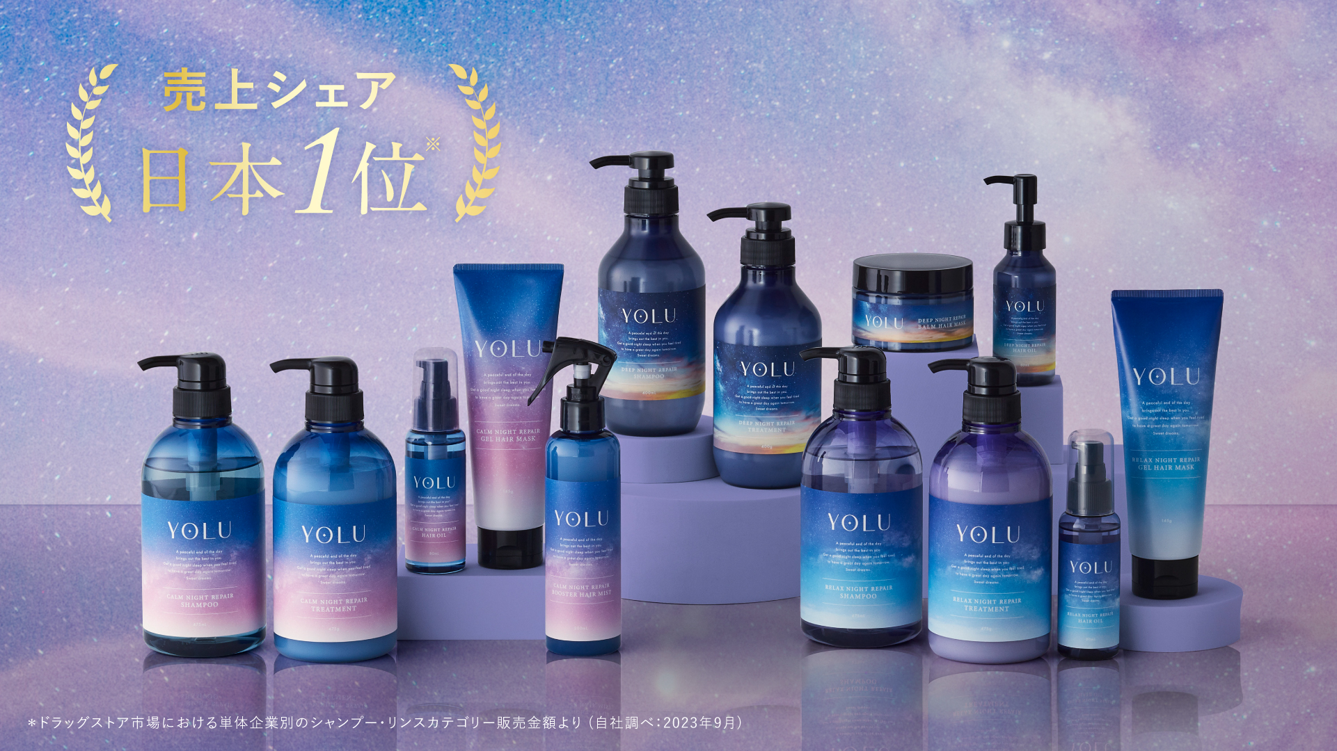 YOLUがドラック市場でヘアケアブランド別売上シェア日本1位*を獲得！新ライン好調でさらなる成長をめざす | 株式会社Ｉ－ｎｅ（アイエヌイー）