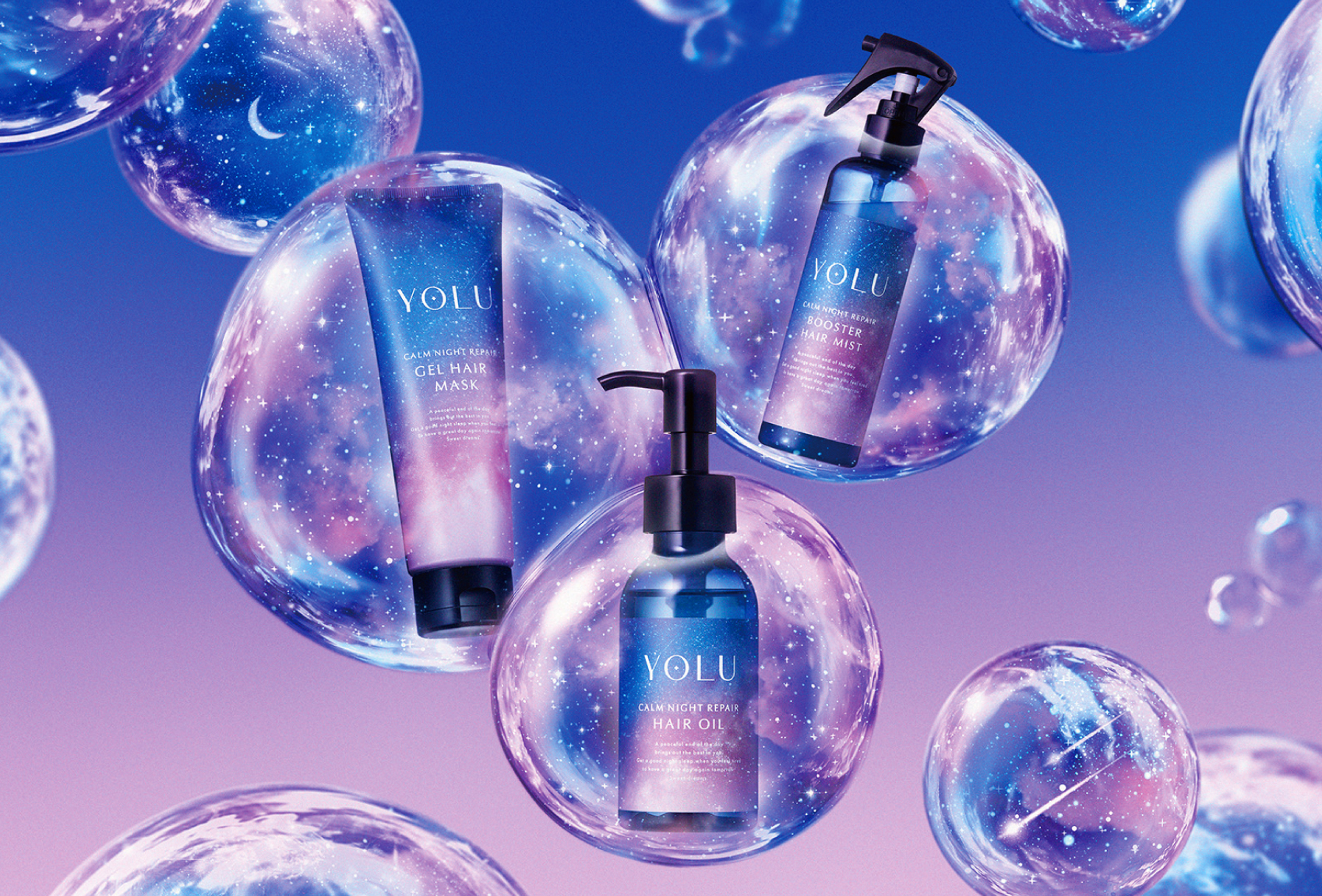 ベストコスメ76冠*受賞の「YOLU」からヘアマスク・ヘアオイル