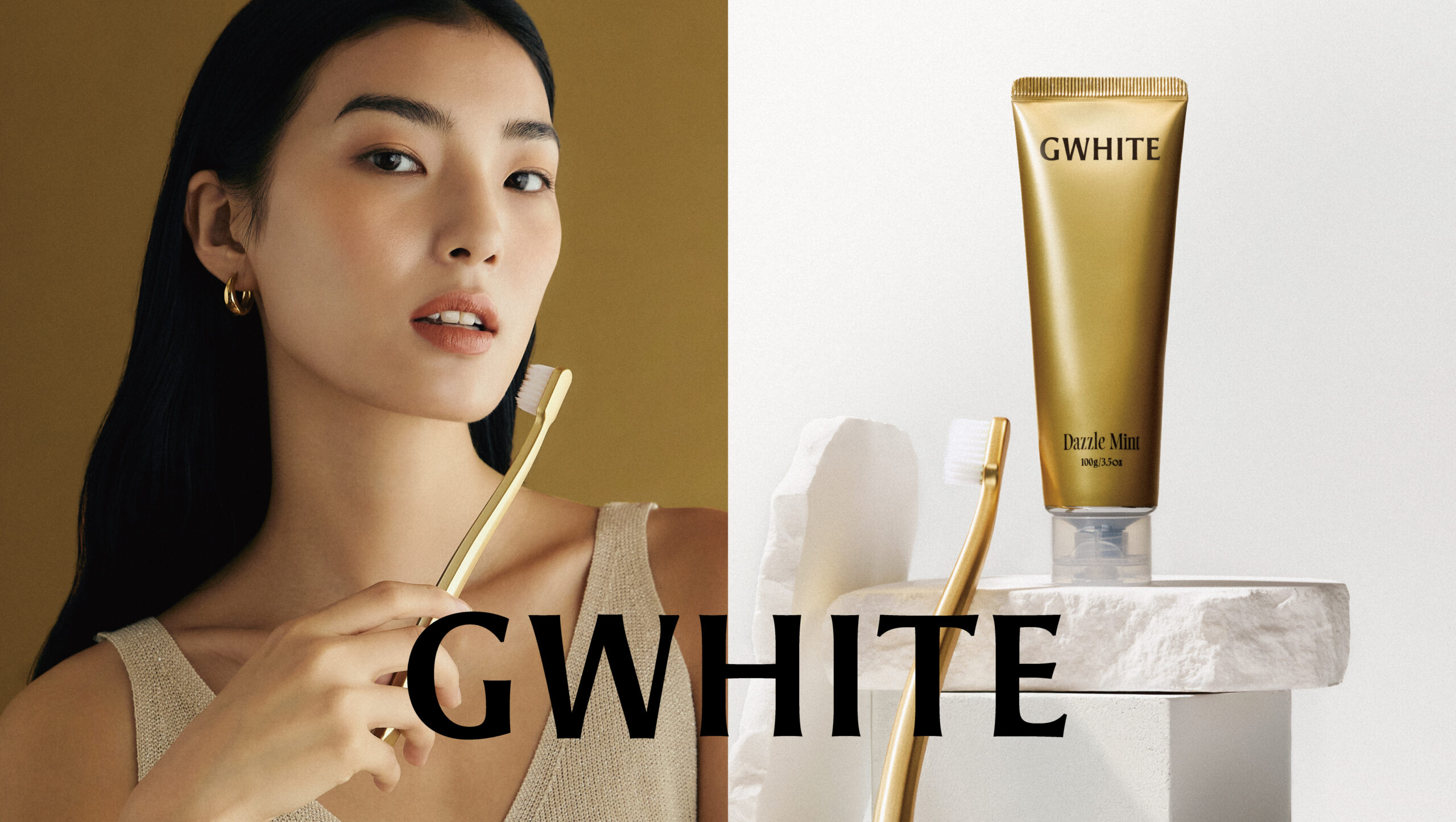 研磨剤フリーの薬用ホワイトニングハミガキ」GWHITE（ジーホワイト）12
