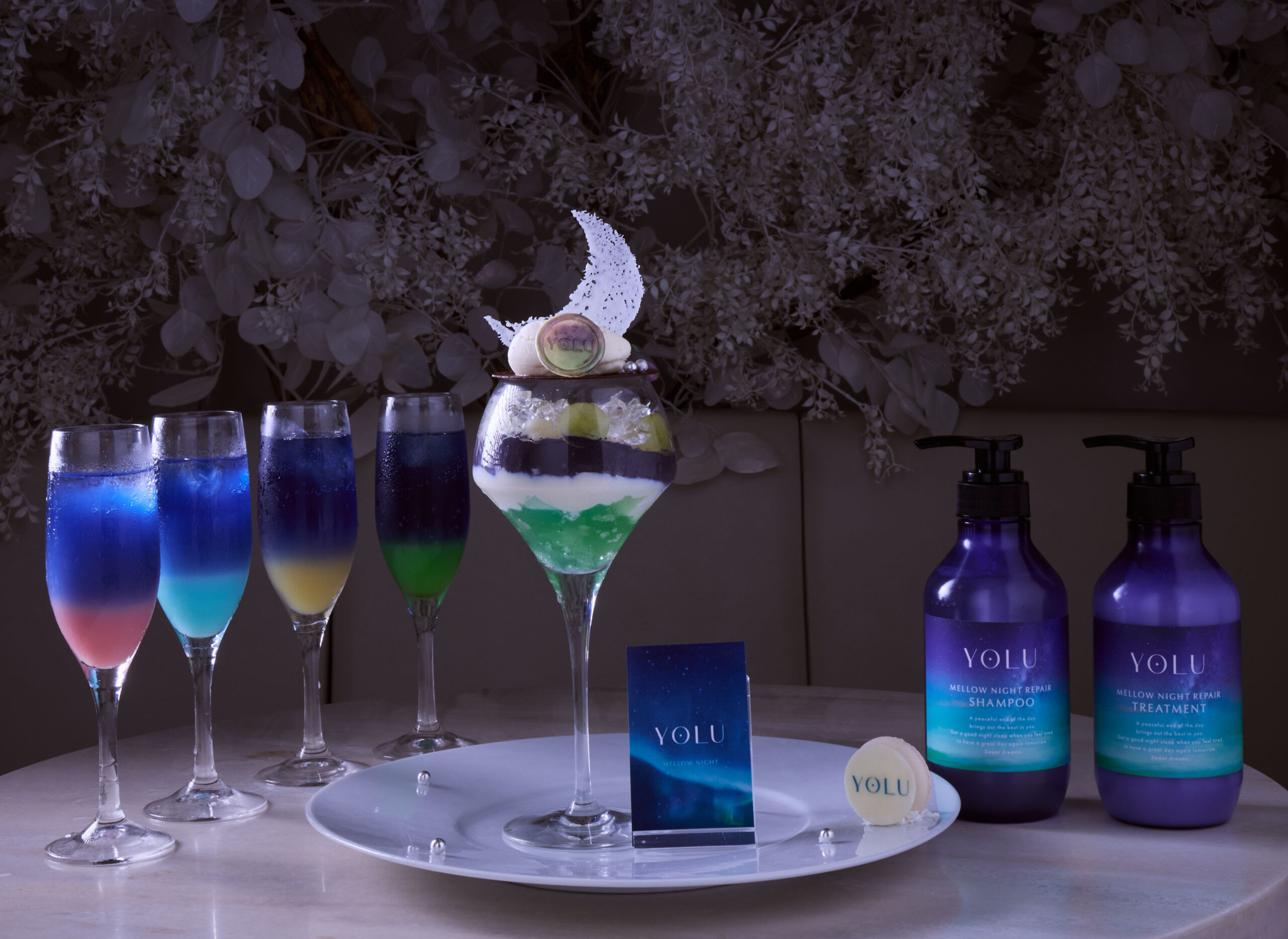 YOLU」初のコラボカフェが表参道に限定オープン！限定「夜パフェ」や