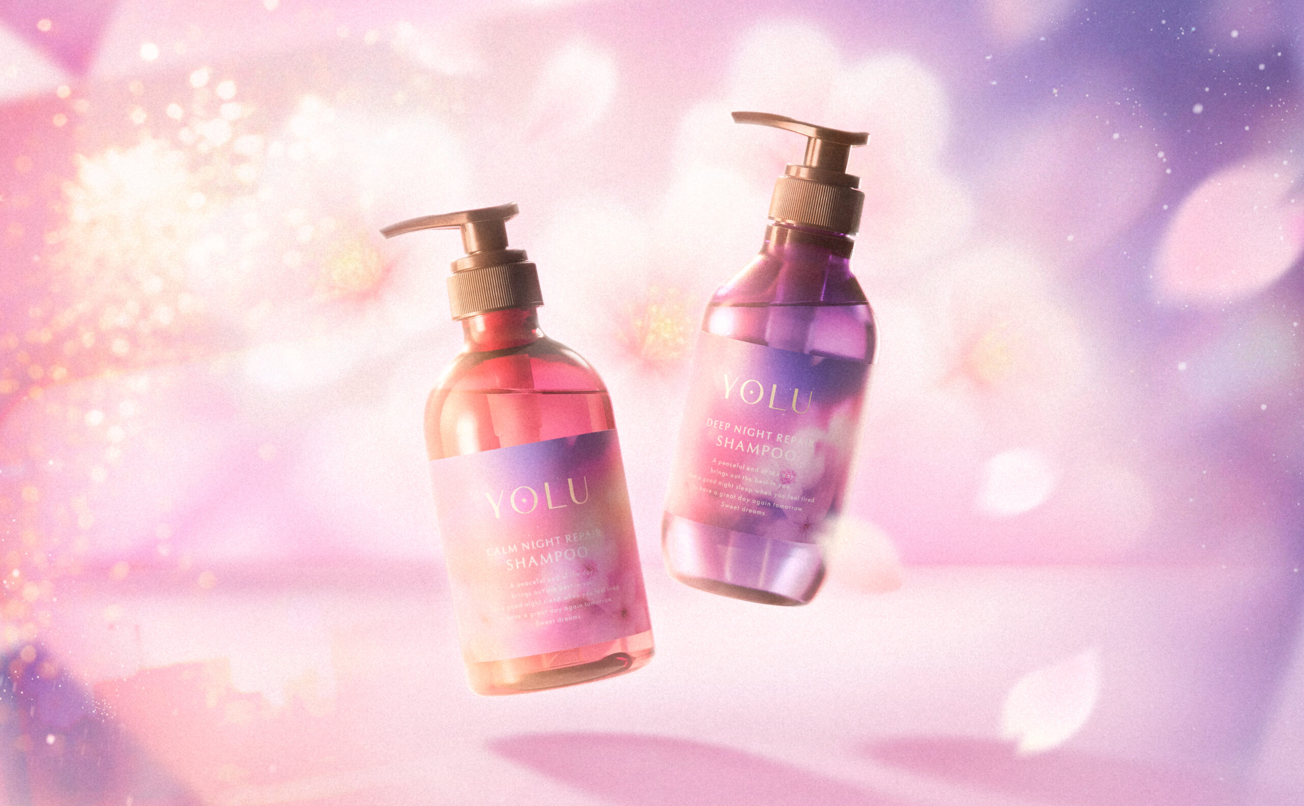 桜ヘアケア売上日本1位*1 YOLUから春限定品】夕桜・夜桜をイメージした